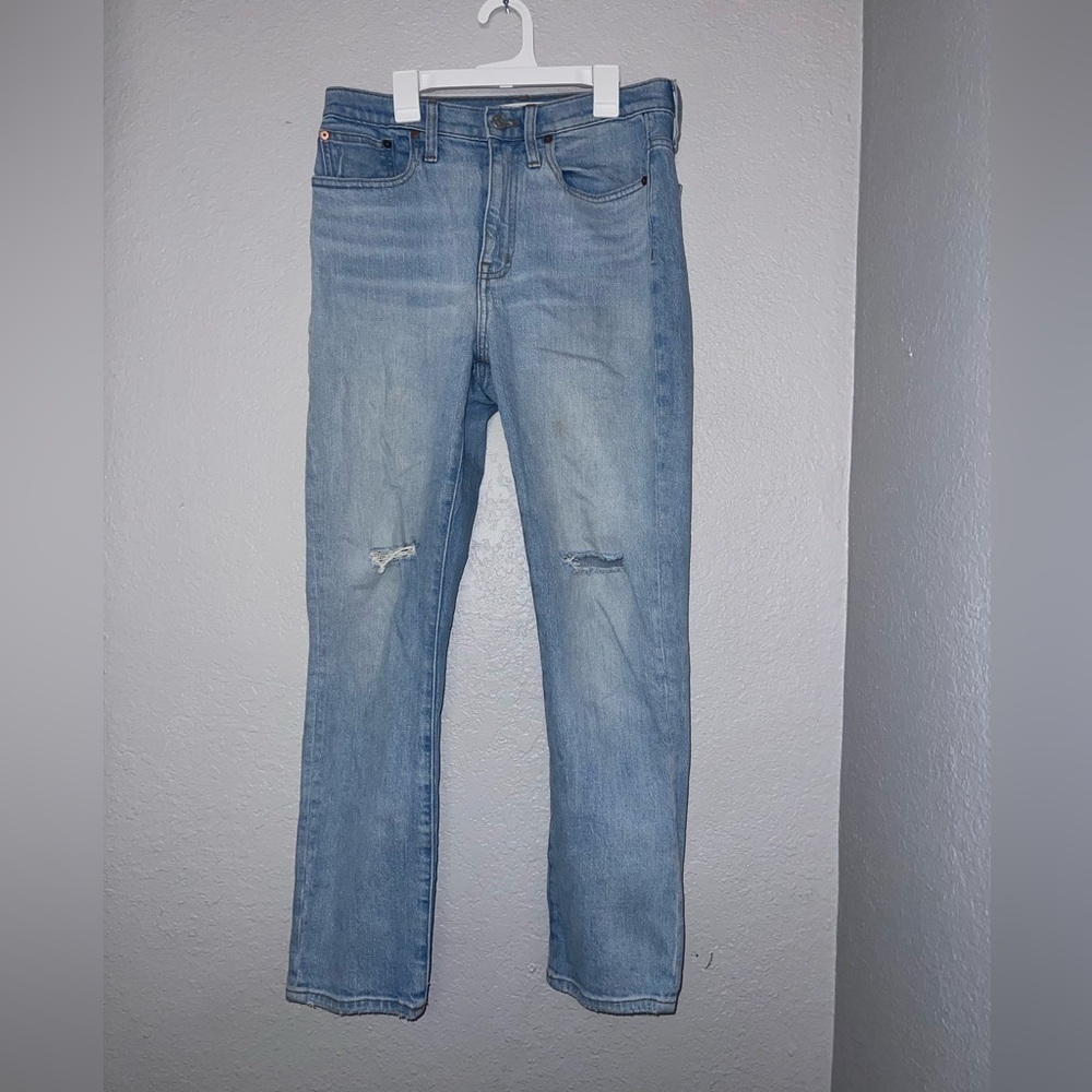 Madewell Women The High Rise Slim Crop Boy Jean